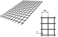 Сетка сварная дорожная 100х100х5 мм в картах 1,5х2м