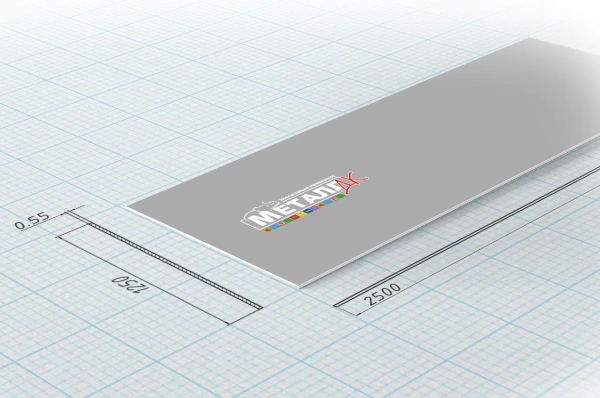 Лист оцинкованный 0,55х1250х2500